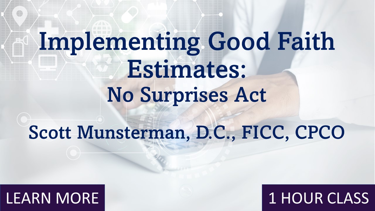 Palmer Online: Good Faith Estimates - NSA